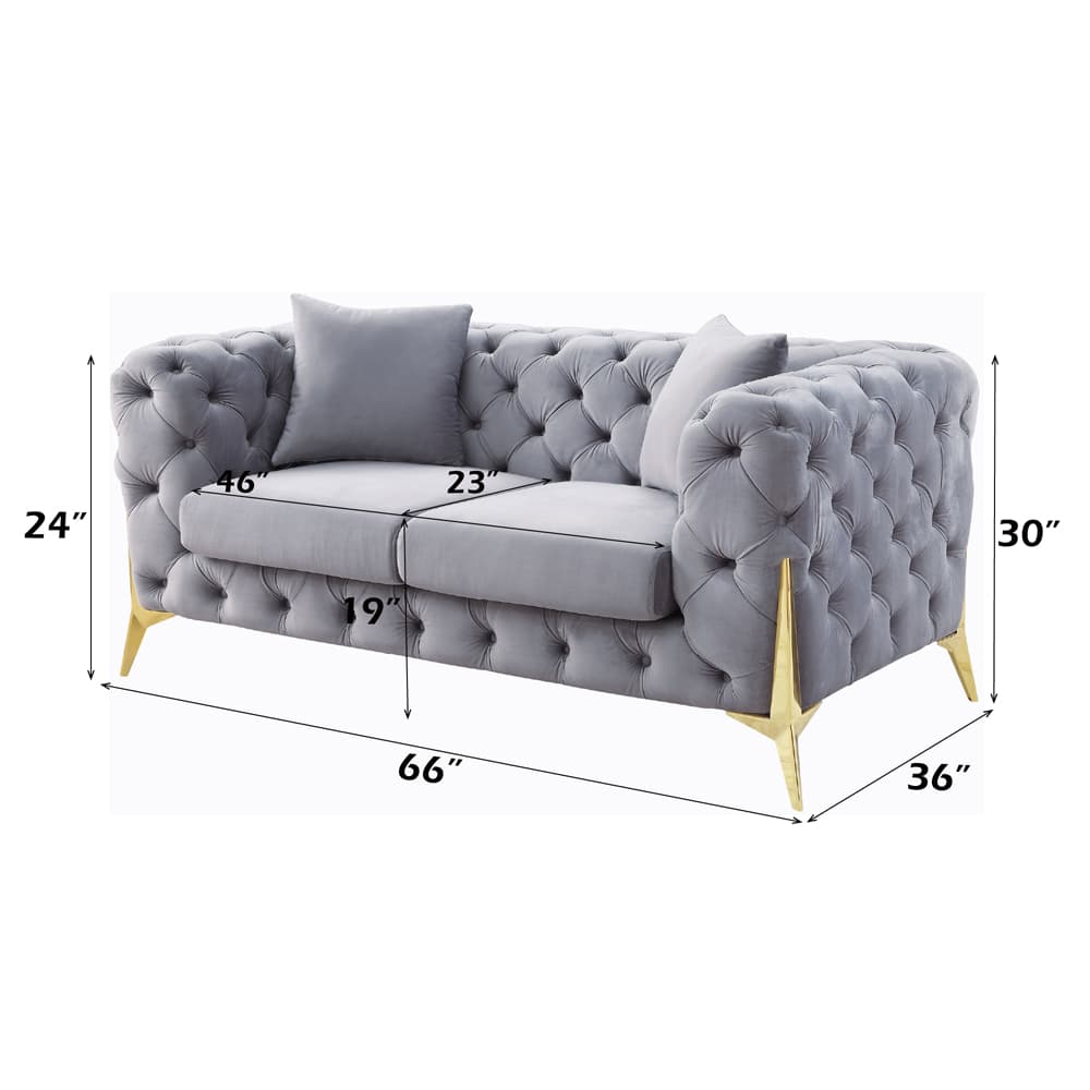 Loveseat W/2 Pillows 5