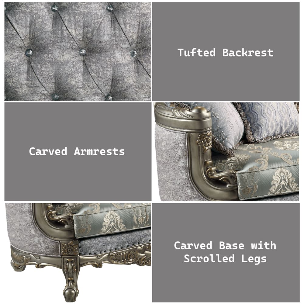 Sofa W/5 Pillows 13