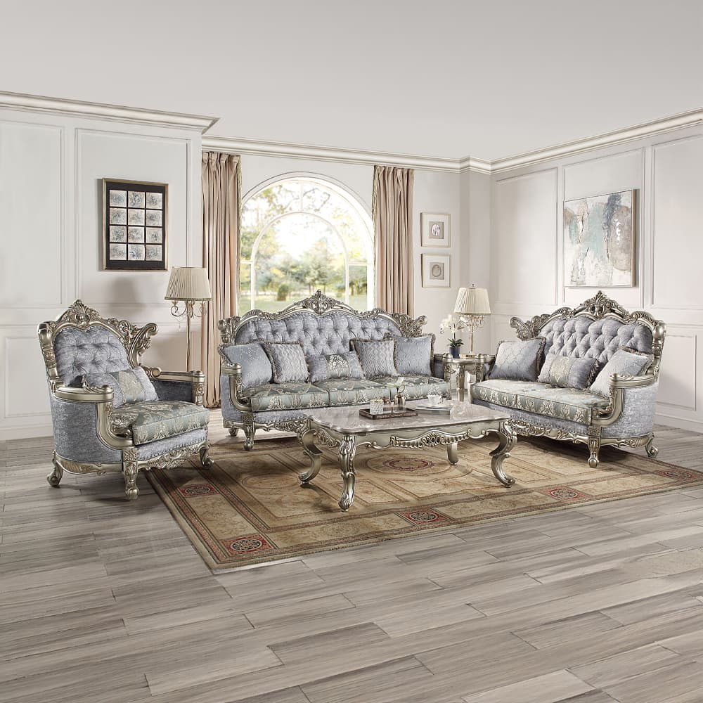 Loveseat W/3 Pillows 14