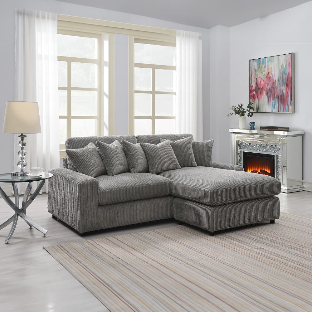 Sectional Sofa W/6 Pillows 1
