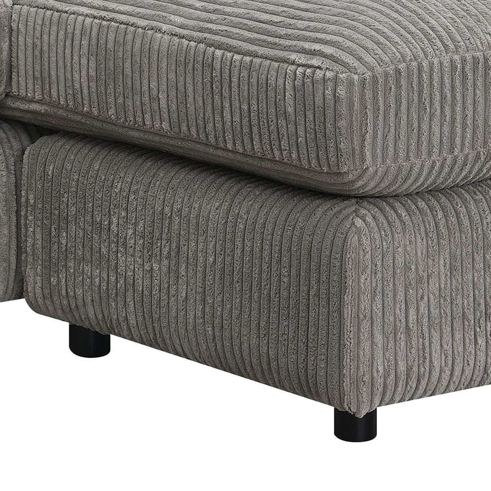 Sectional Sofa W/6 Pillows 8