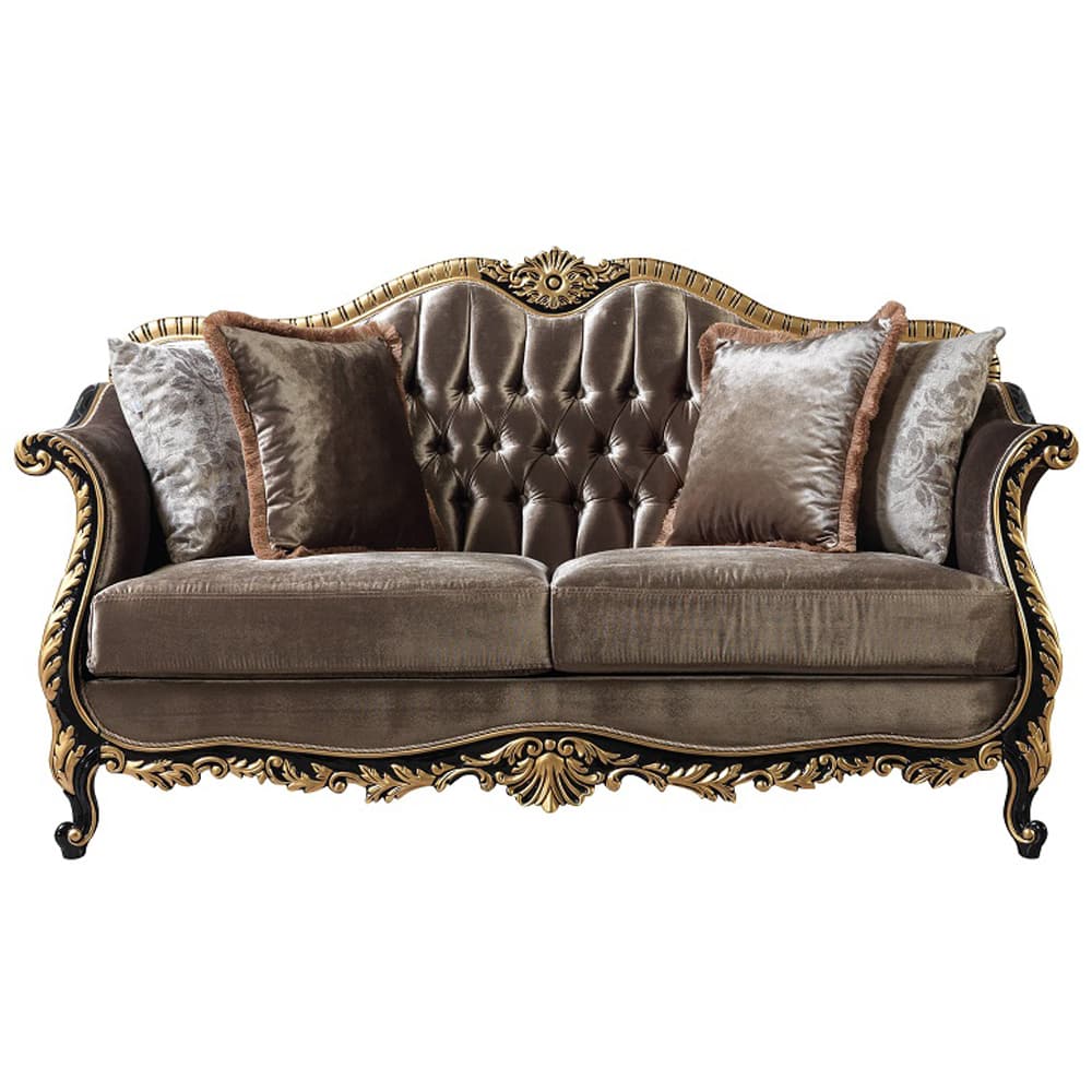 Loveseat W/4 Pillows 3