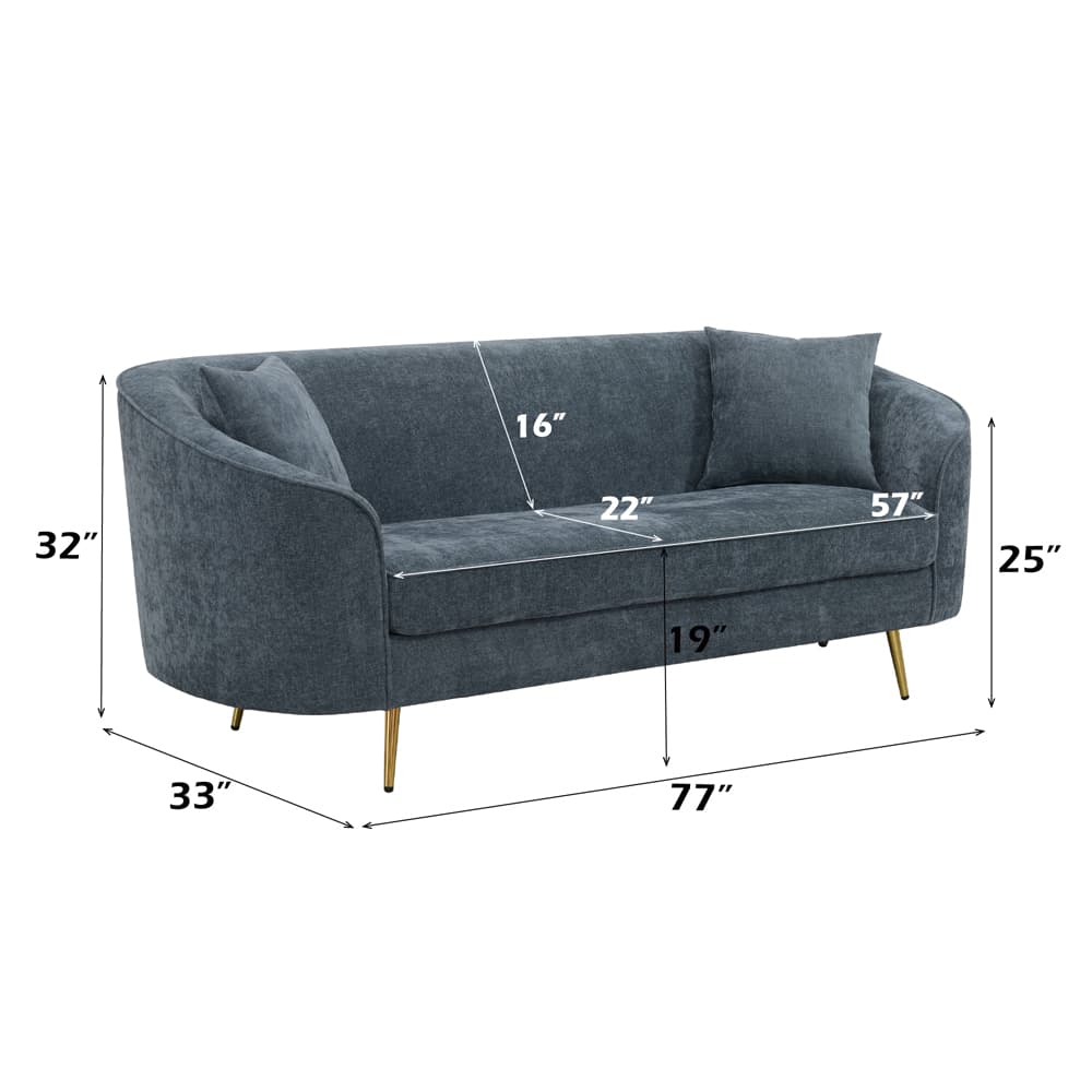 Sofa W/2 Pillows 8