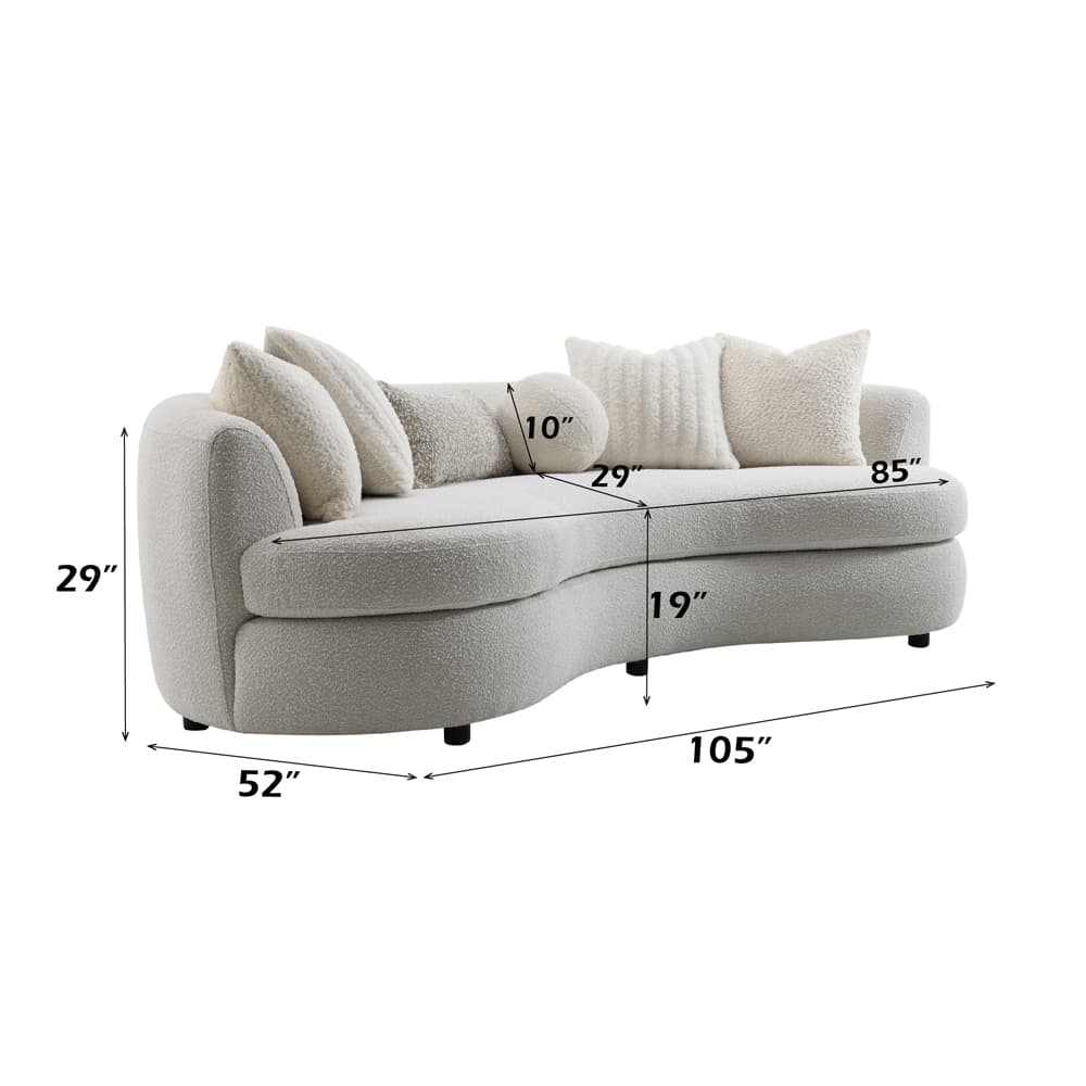Sofa W/6 Pillows 8