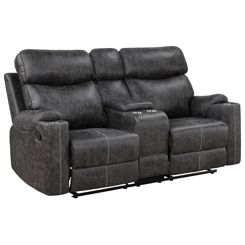Motion Loveseat W/Console & USB Port 2