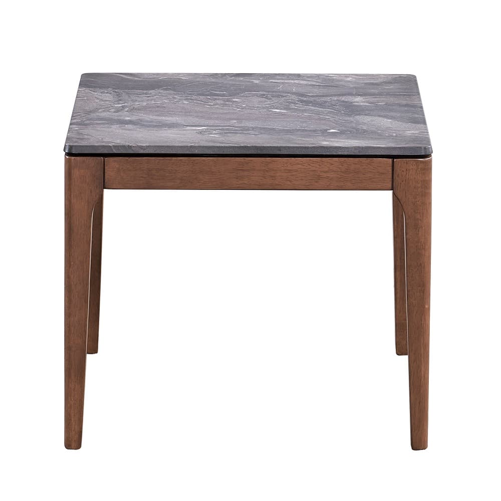 Elevate your living space with the Bevis Collection End Table, where timeless design meets sophisticated elegance. This coffee table pairs an engineered stone surface with the warm tones of a sturdy wooden base, creating a striking visual harmony that commands attention. Perfect for contemporary and traditional settings alike, its expansive top offers ample space for artful displays, casual gatherings, and intimate evenings alike. The Bevis Collection embodies a sense of refined luxury that turns everyday living into an extraordinary experience. Make this exquisite piece the heart of your home, where style and function blend seamlessly.
