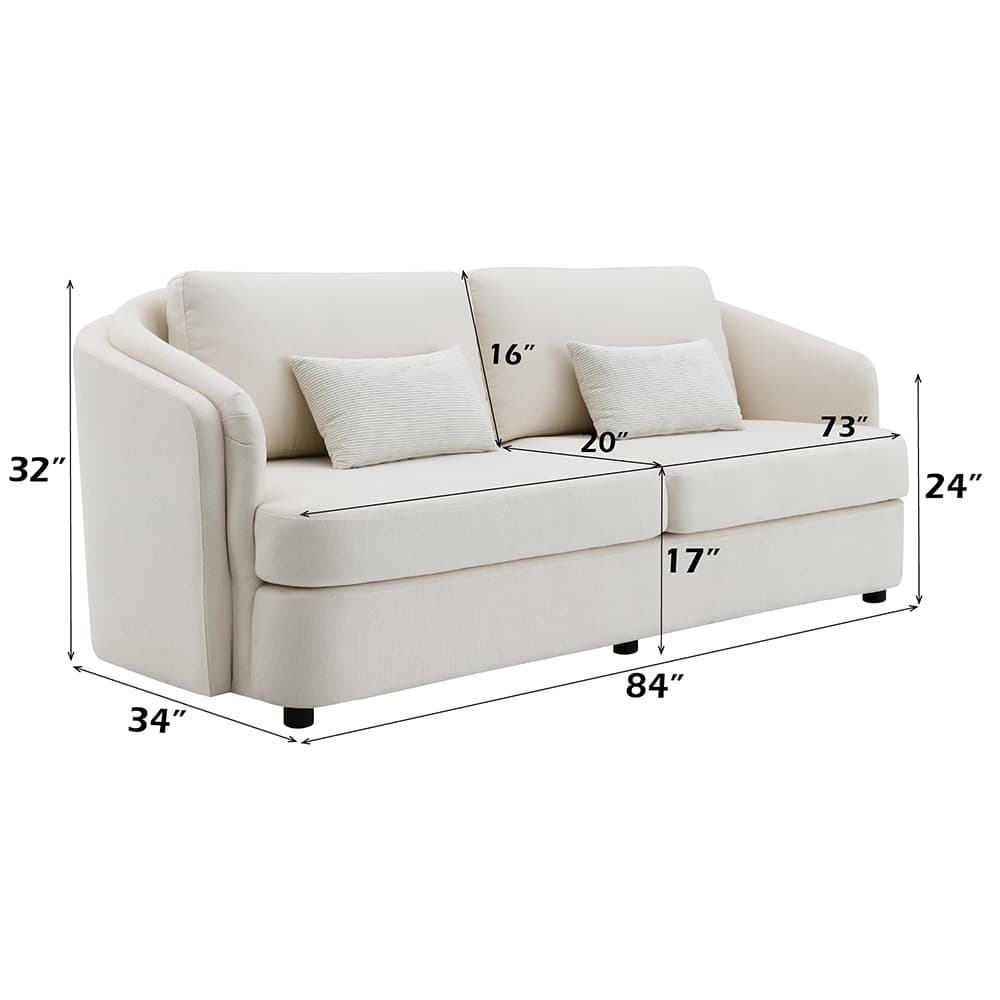 Sofa W/2 Pillows 9