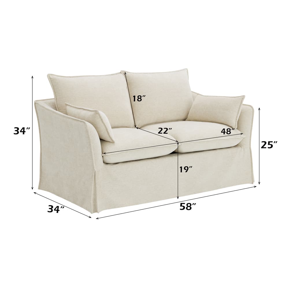 Loveseat W/2 Pillows 7