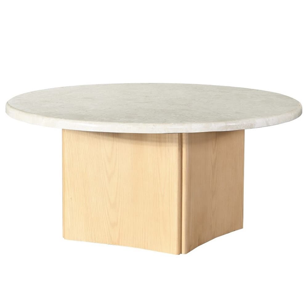 Coffee Table W/Natrual Marble Top 2