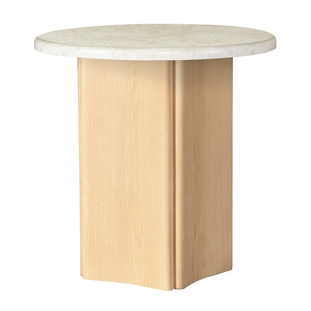 End Table W/Natrual Marble Top 2