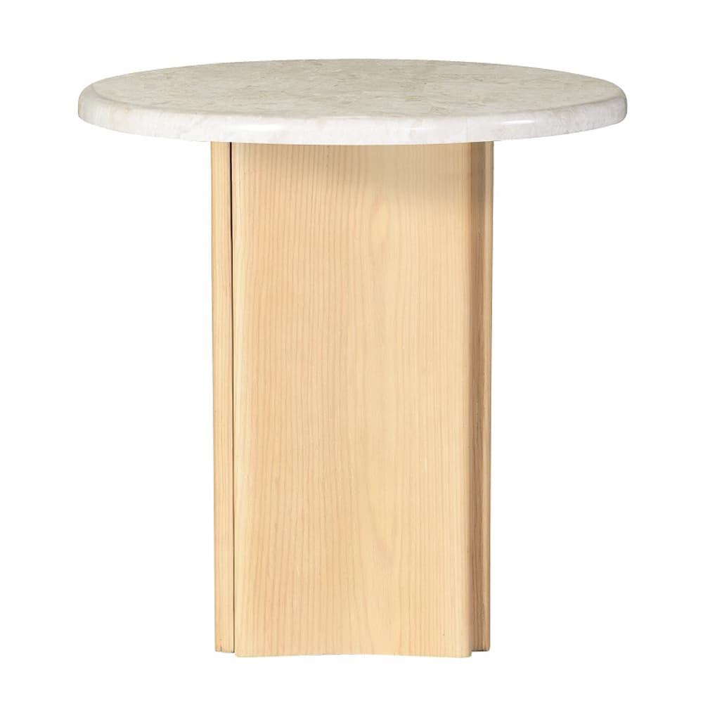 End Table W/Natrual Marble Top 3