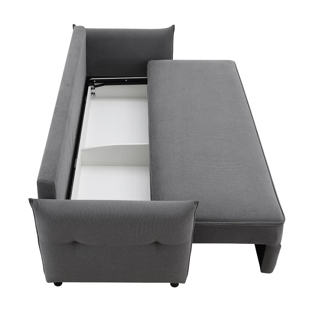 Sofa W/Sleeper, Storage & 4 Pillows 2