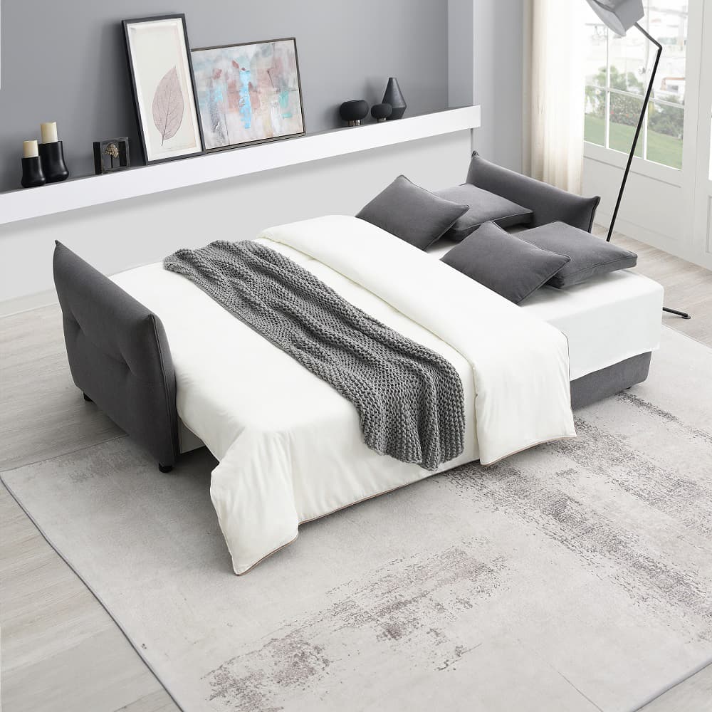 Sofa W/Sleeper, Storage & 4 Pillows 7