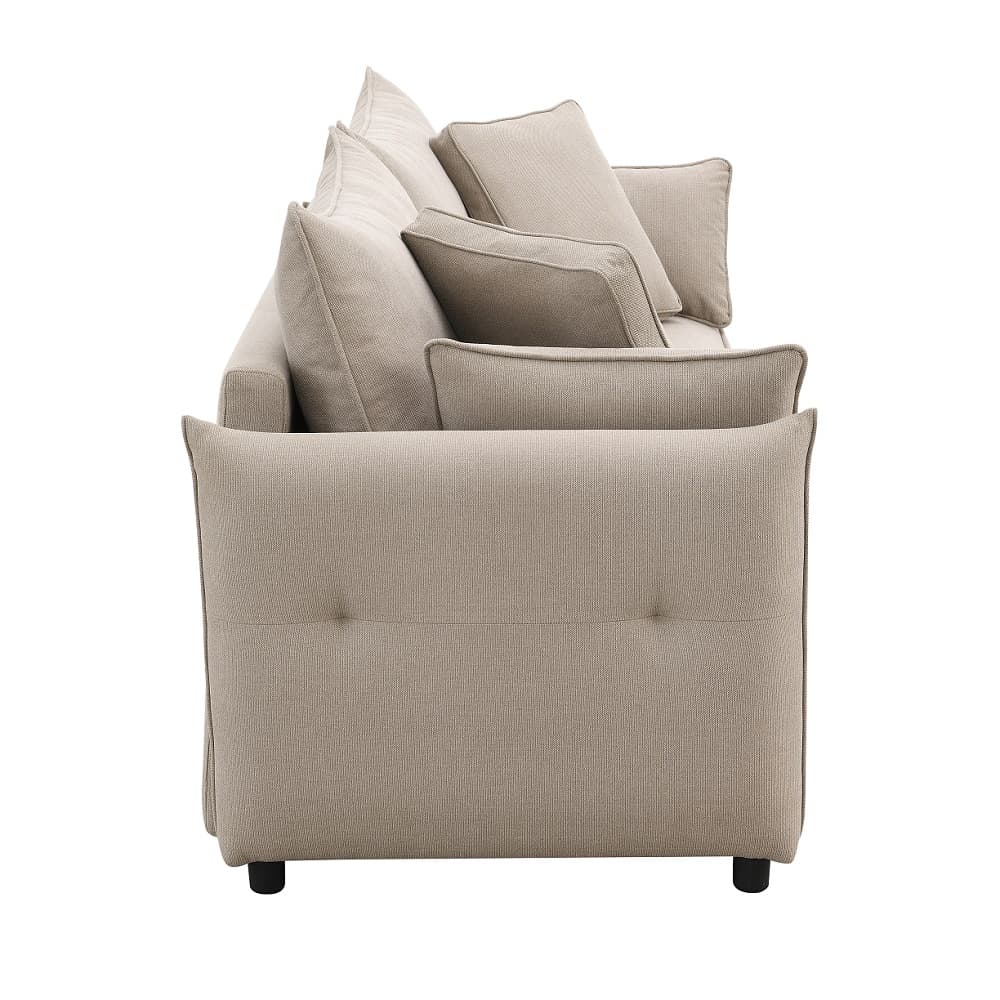 Sofa W/Sleeper, Storage & 4 Pillows 4