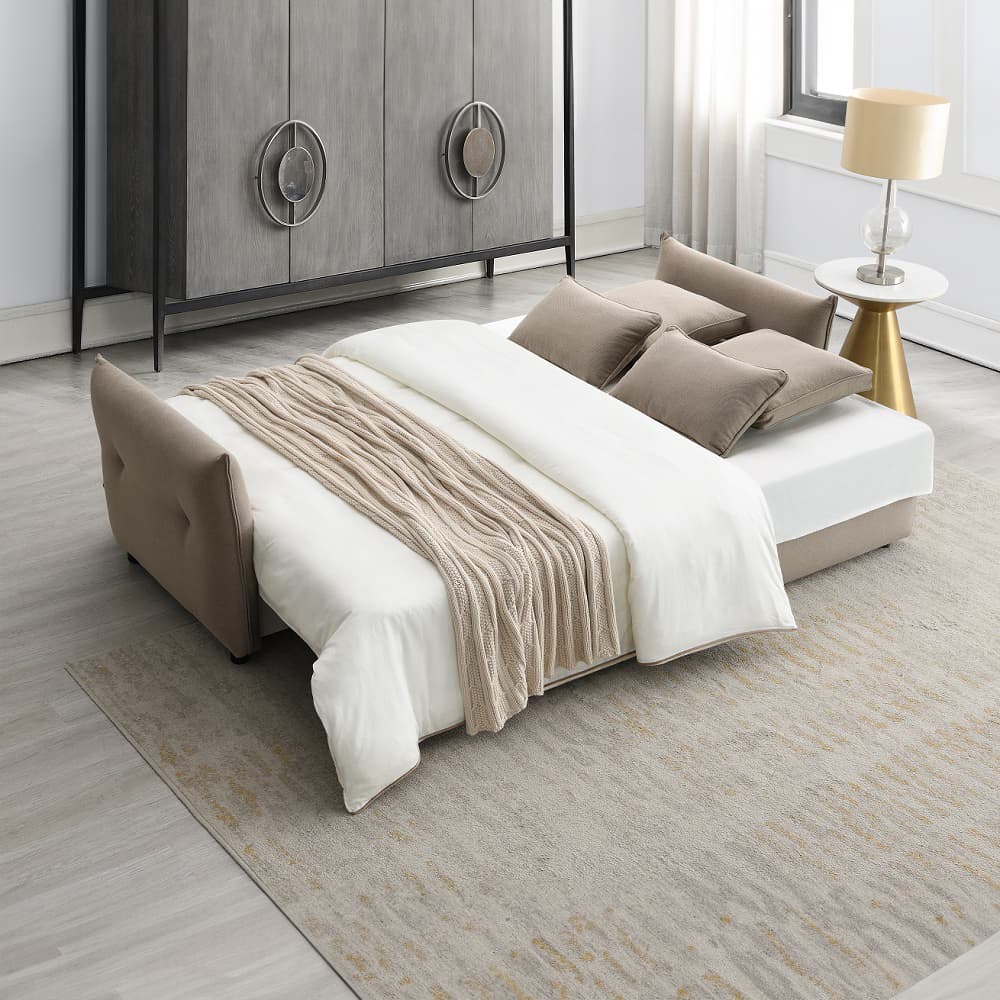 Sofa W/Sleeper, Storage & 4 Pillows 7
