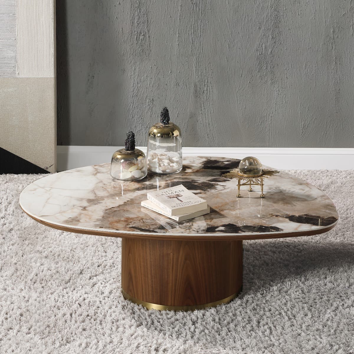 Coffee Table W/Ceramic Top
