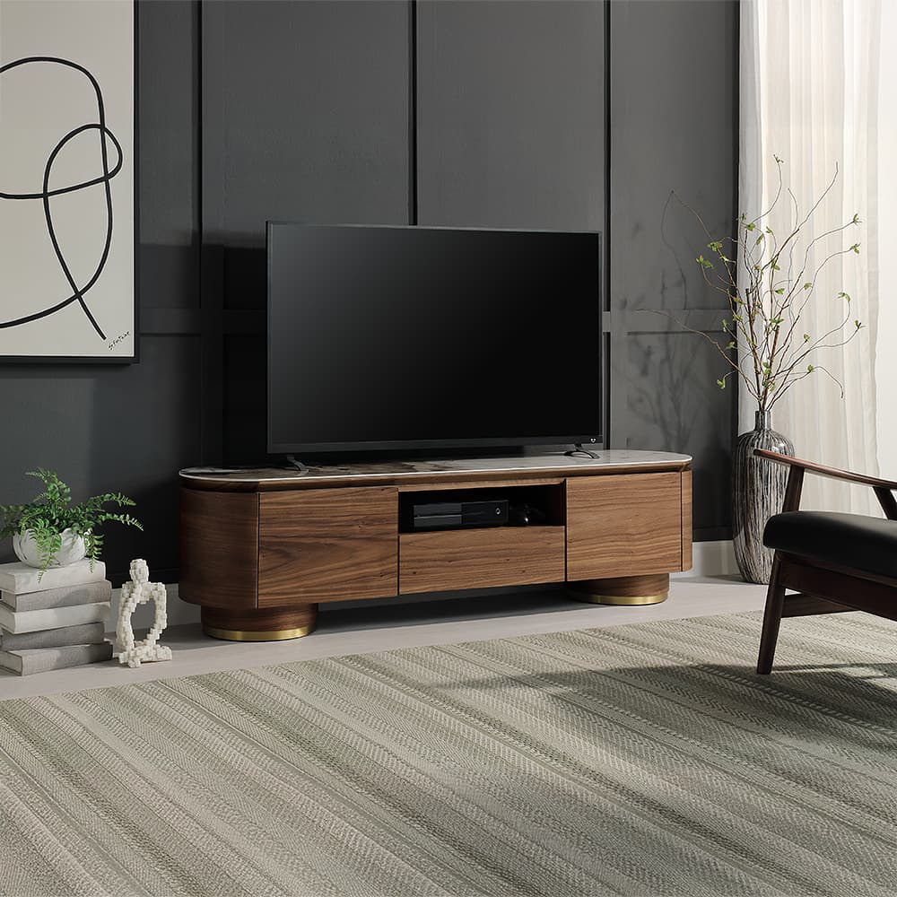 TV Stand W/Ceramic Top 5