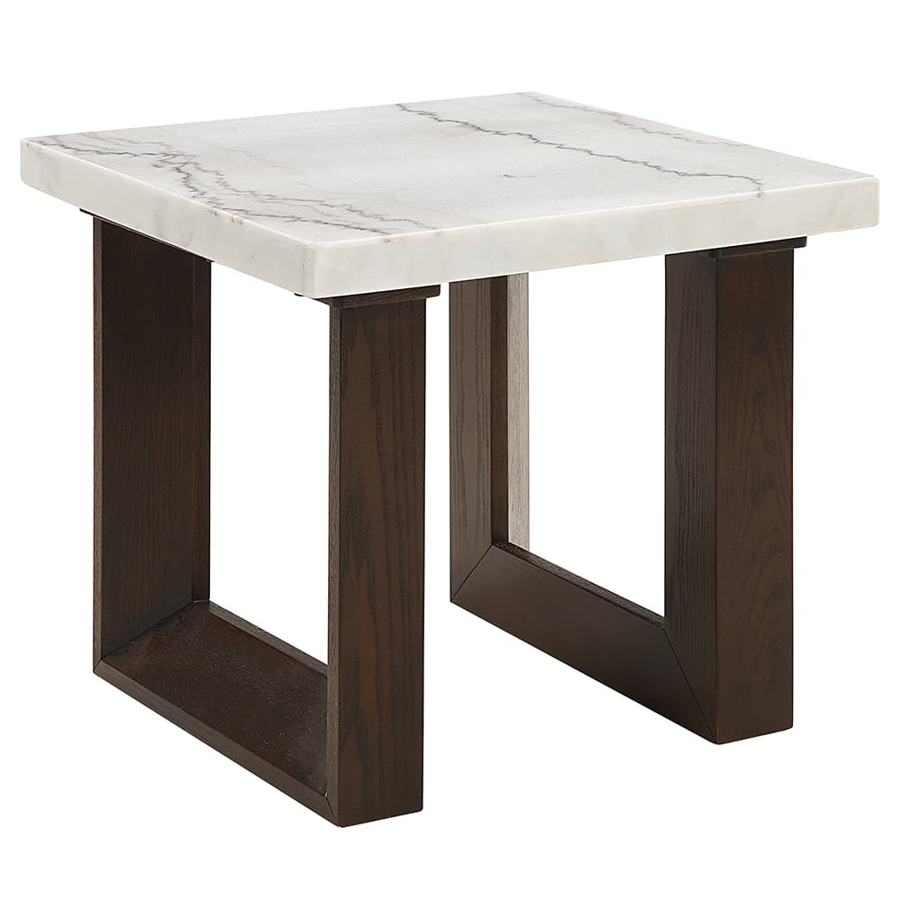 End Table W/Natrual Marble Top 2