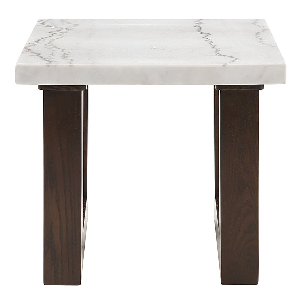 End Table W/Natrual Marble Top 3