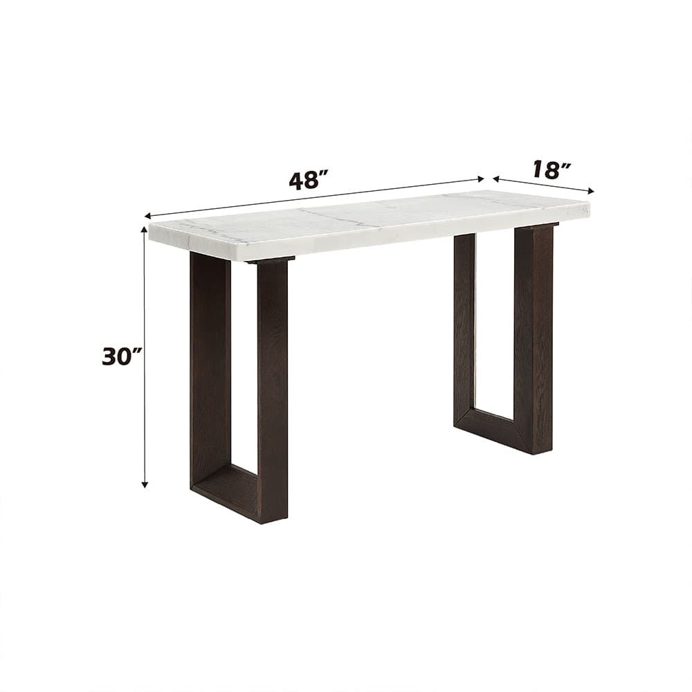 Sofa Table W/Natrual Marble Top 5