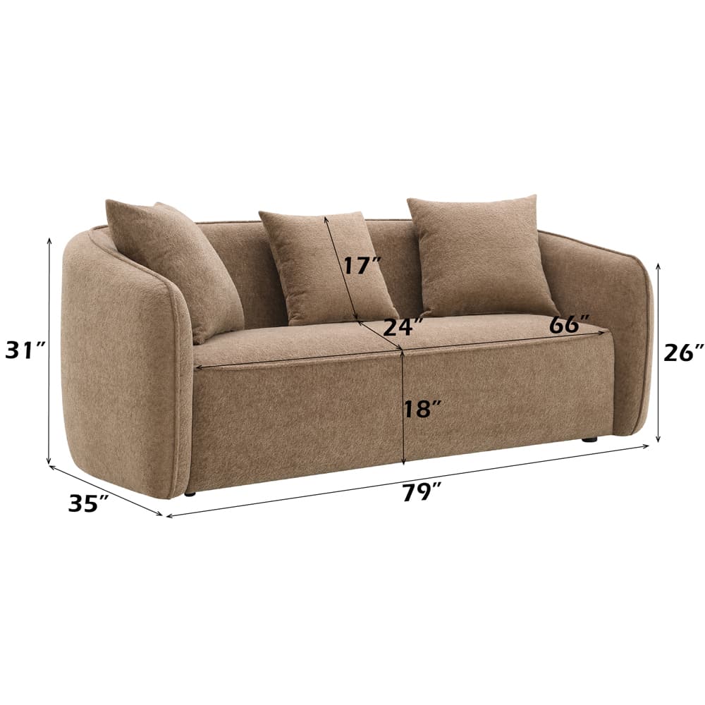 Sofa W/3 Pillows 8