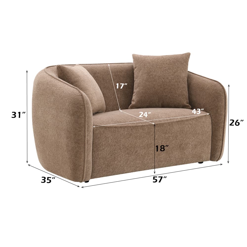 Loveseat W/2 Pillows 8