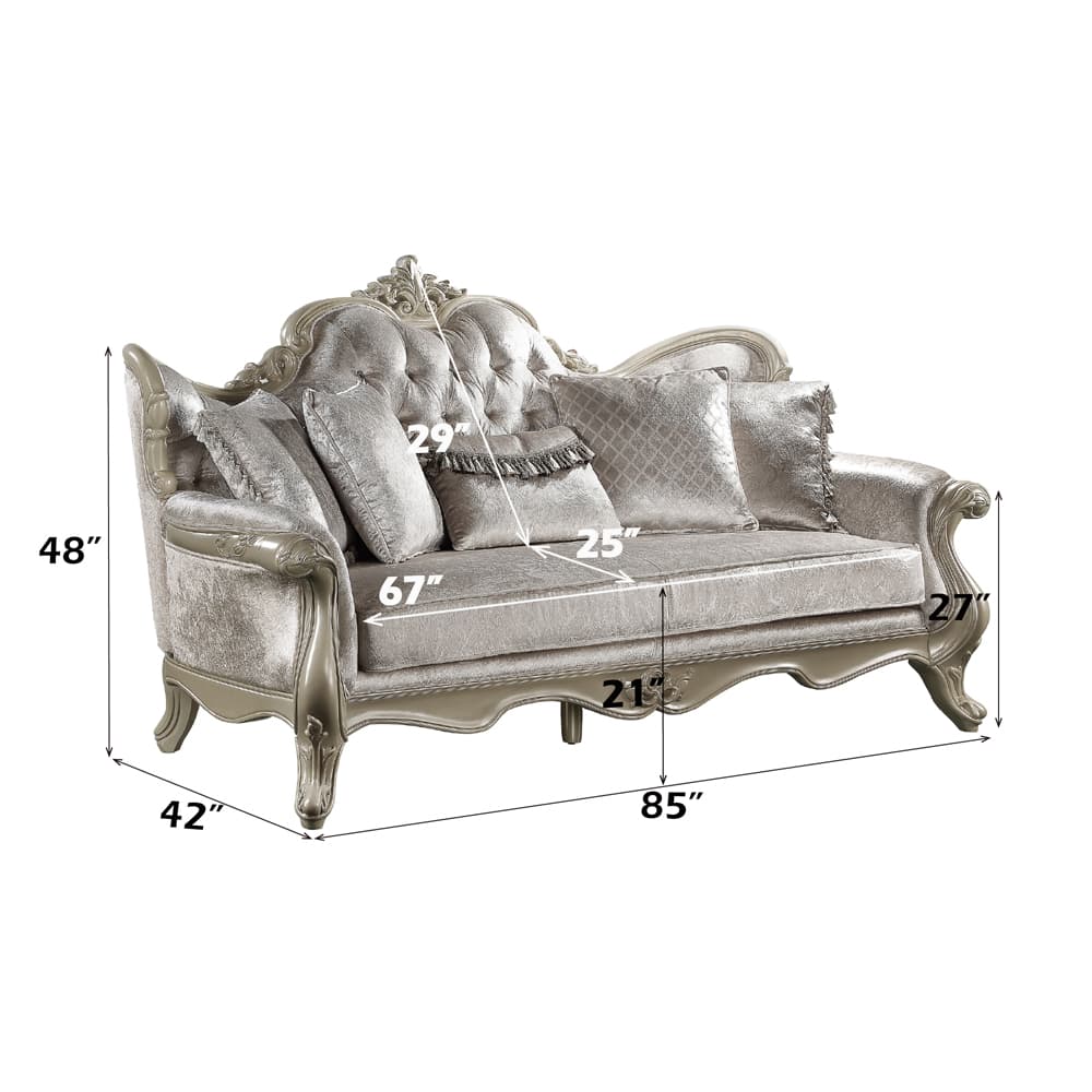 Sofa W/5 Pillows 10