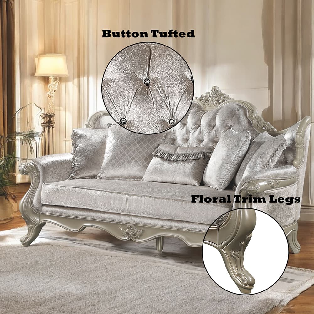 Sofa W/5 Pillows 8