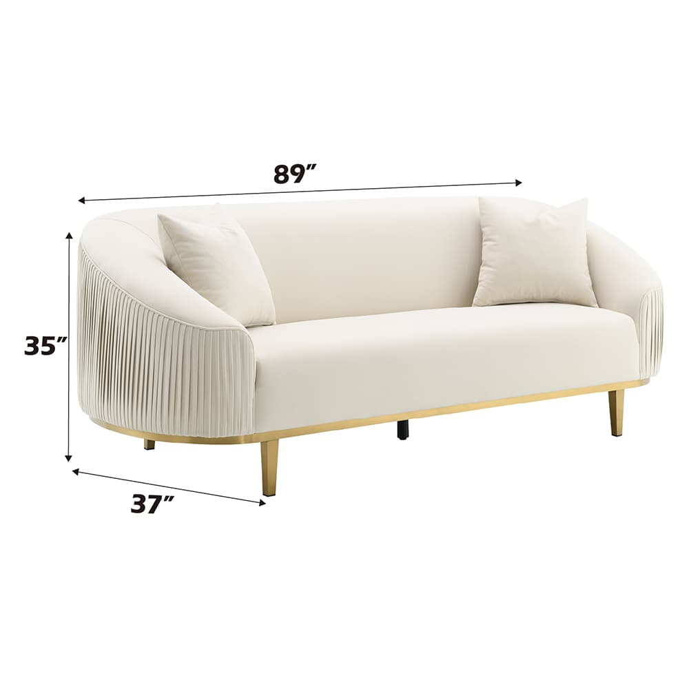 Sofa W/2 Pillows 8