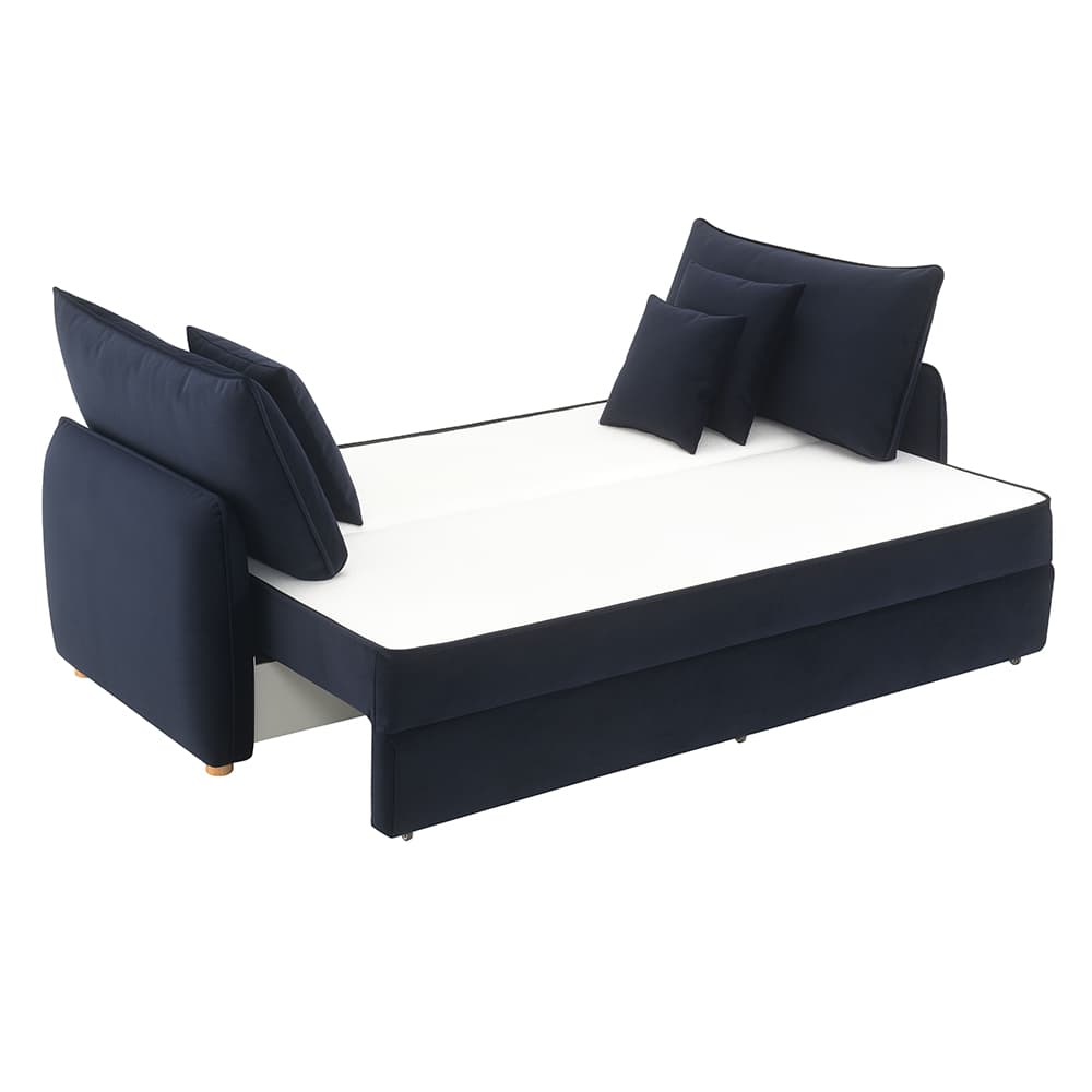 Sofa W/Sleeper & 3 Pillows 2