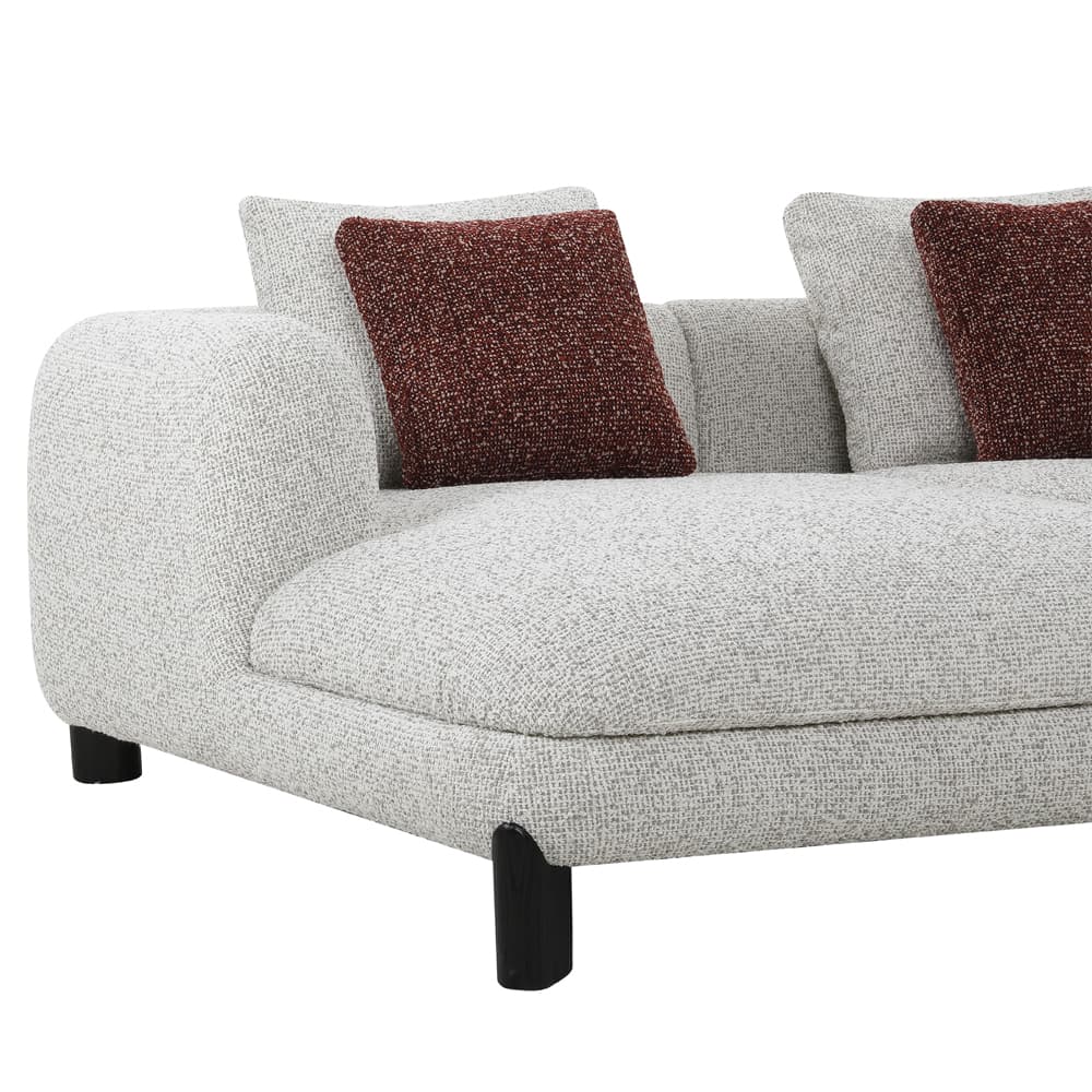 Sectional Sofa W/6 Pillows 6