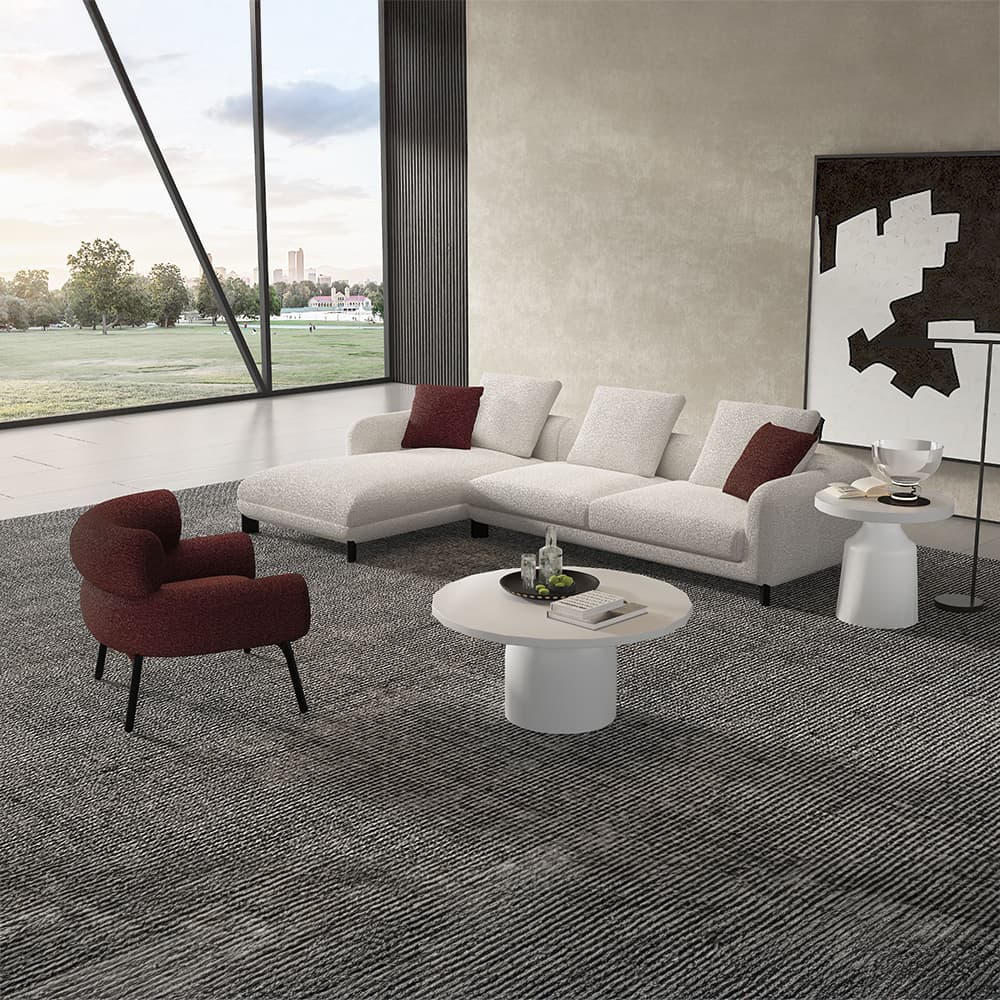Sectional Sofa W/6 Pillows 7