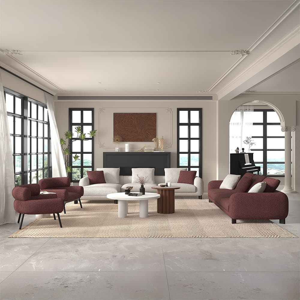 Sectional Sofa W/6 Pillows 10