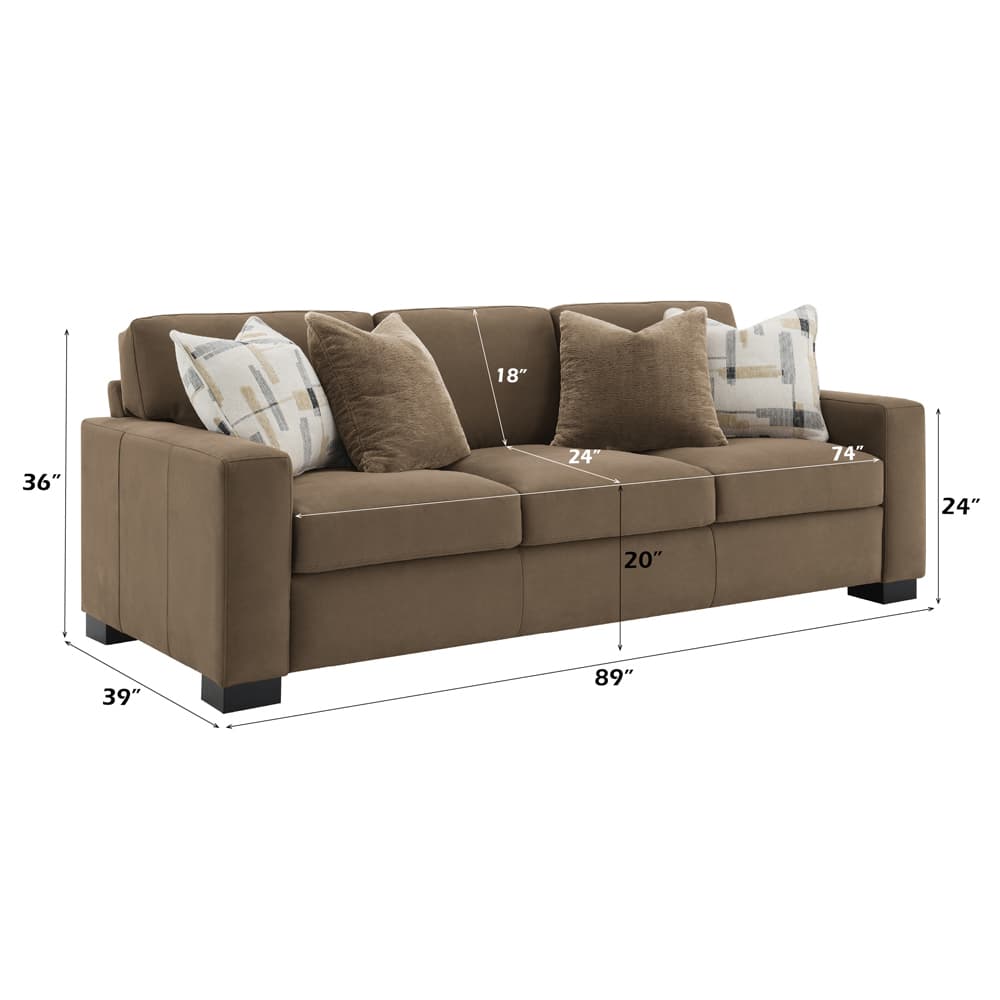 Sofa W/4 Pillows 6