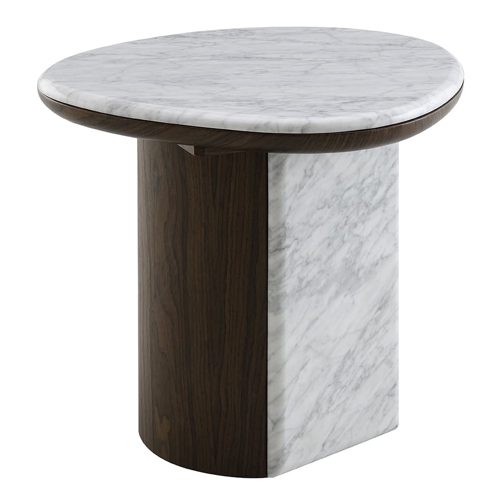 End Table W/Natural Marble 2