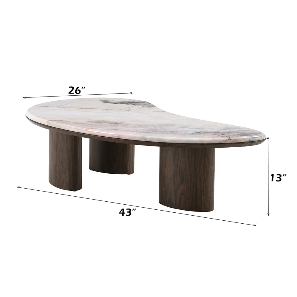 Coffee Table W/Natural Marble 5