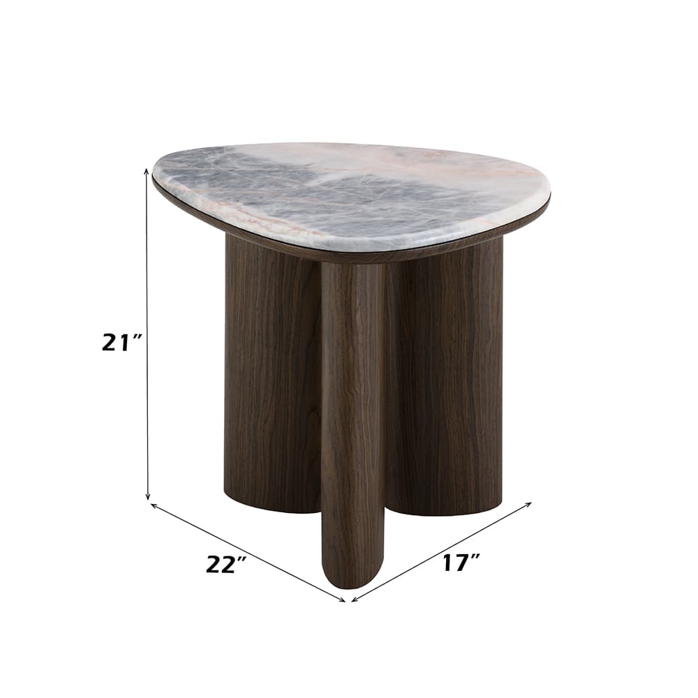 End Table W/Natural Marble 5
