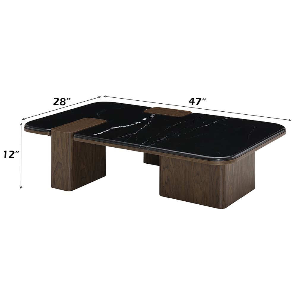 Coffee Table W/Natural Marble 5