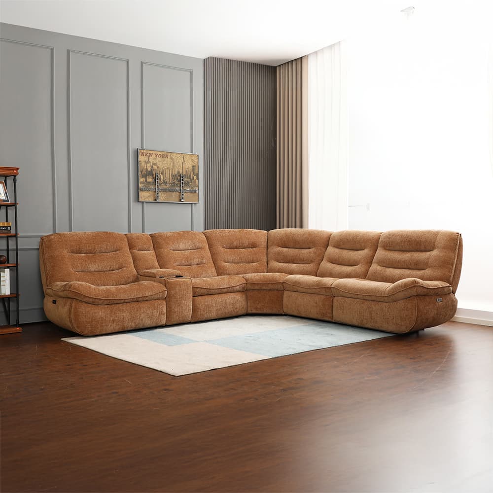 Power Motion Sectional Sofa W/USB Port