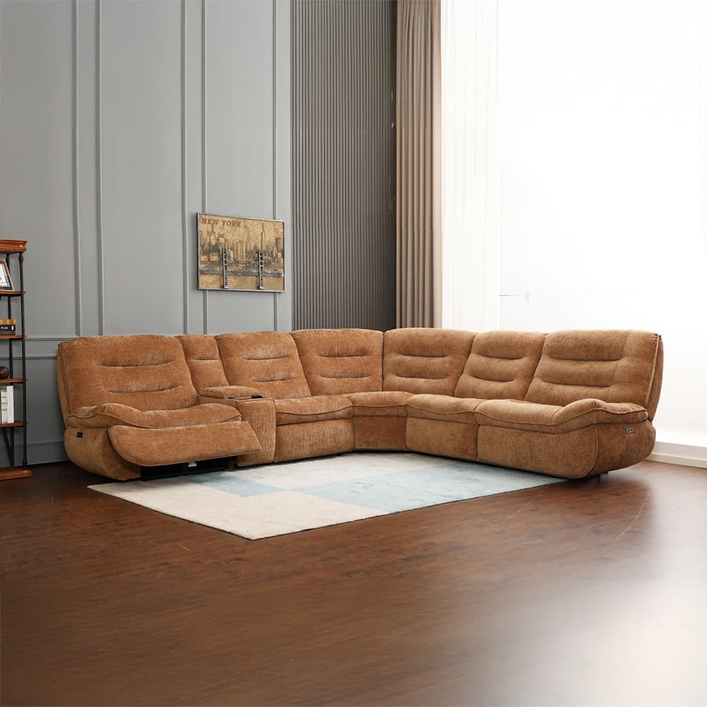 Power Motion Sectional Sofa W/USB Port 2