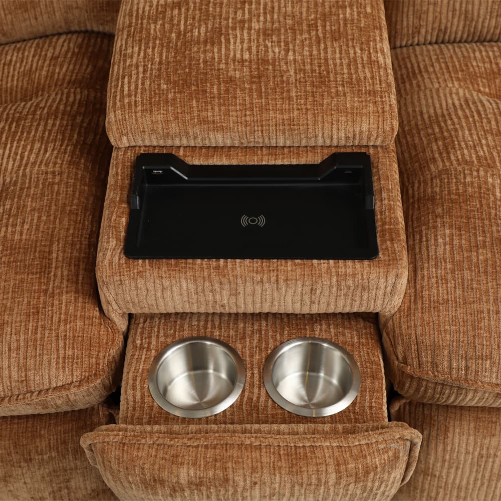 Power Motion Sectional Sofa W/USB Port 16