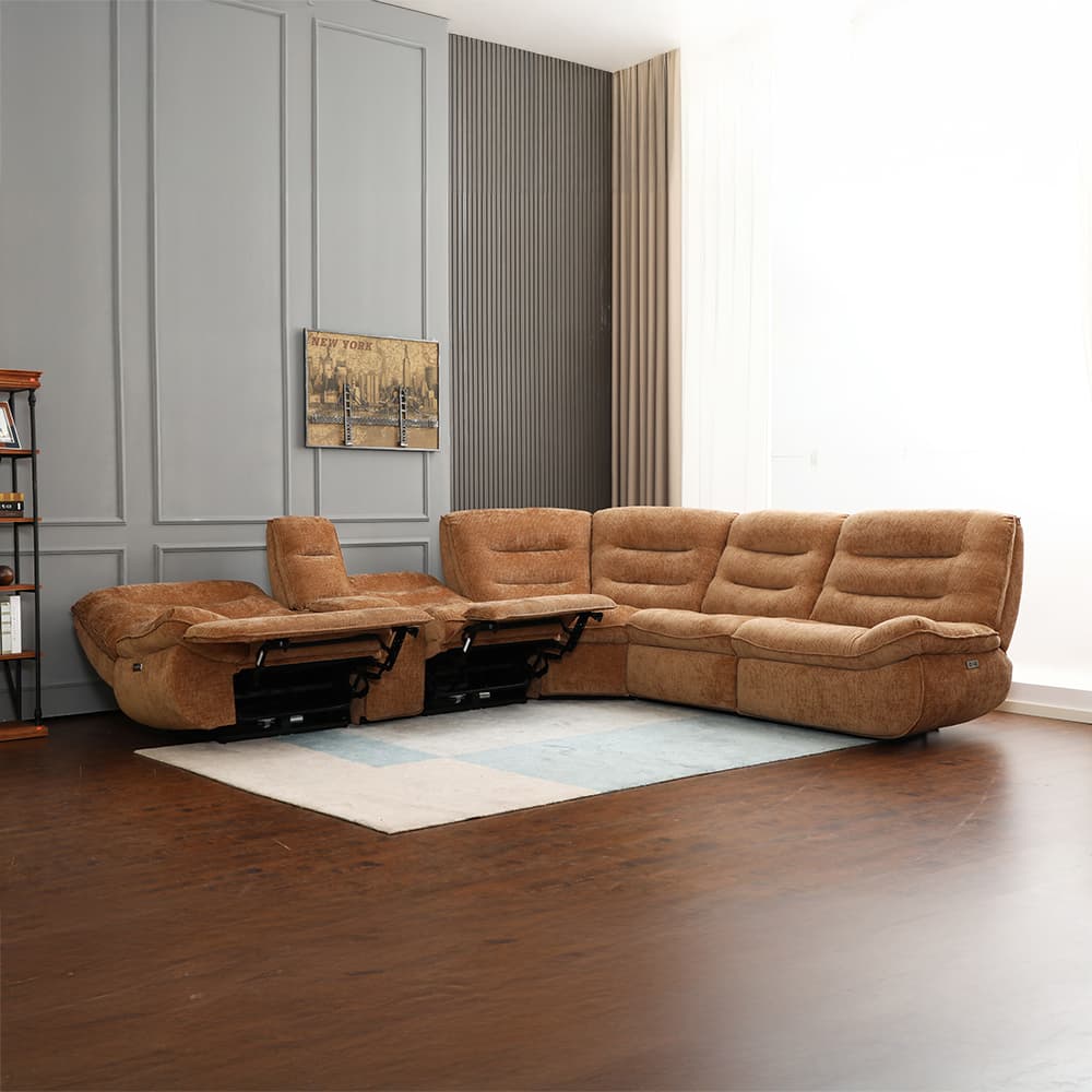 Power Motion Sectional Sofa W/USB Port 7