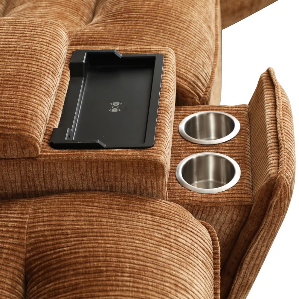Power Motion Sectional Sofa W/USB Port 10