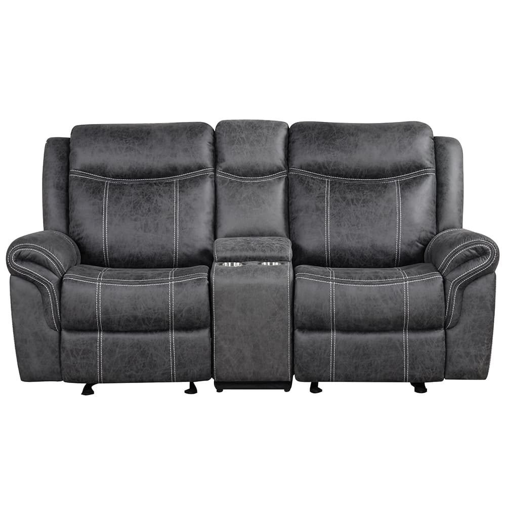 Power Motion Glider Loveseat W/USB Port 3