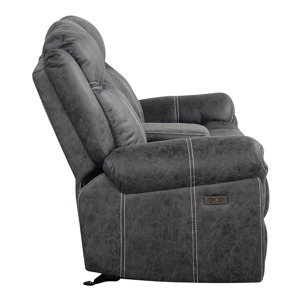Power Motion Glider Loveseat W/USB Port 4