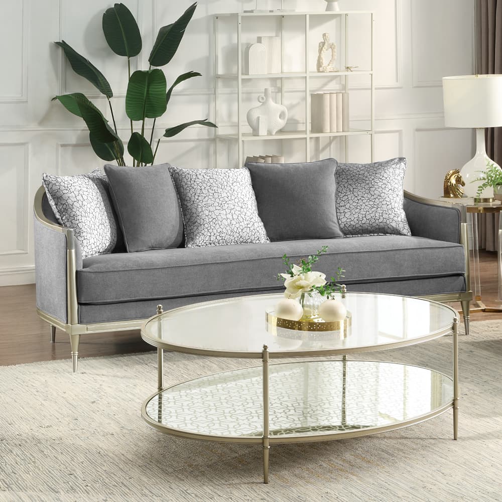 Sofa W/5 Pillows
