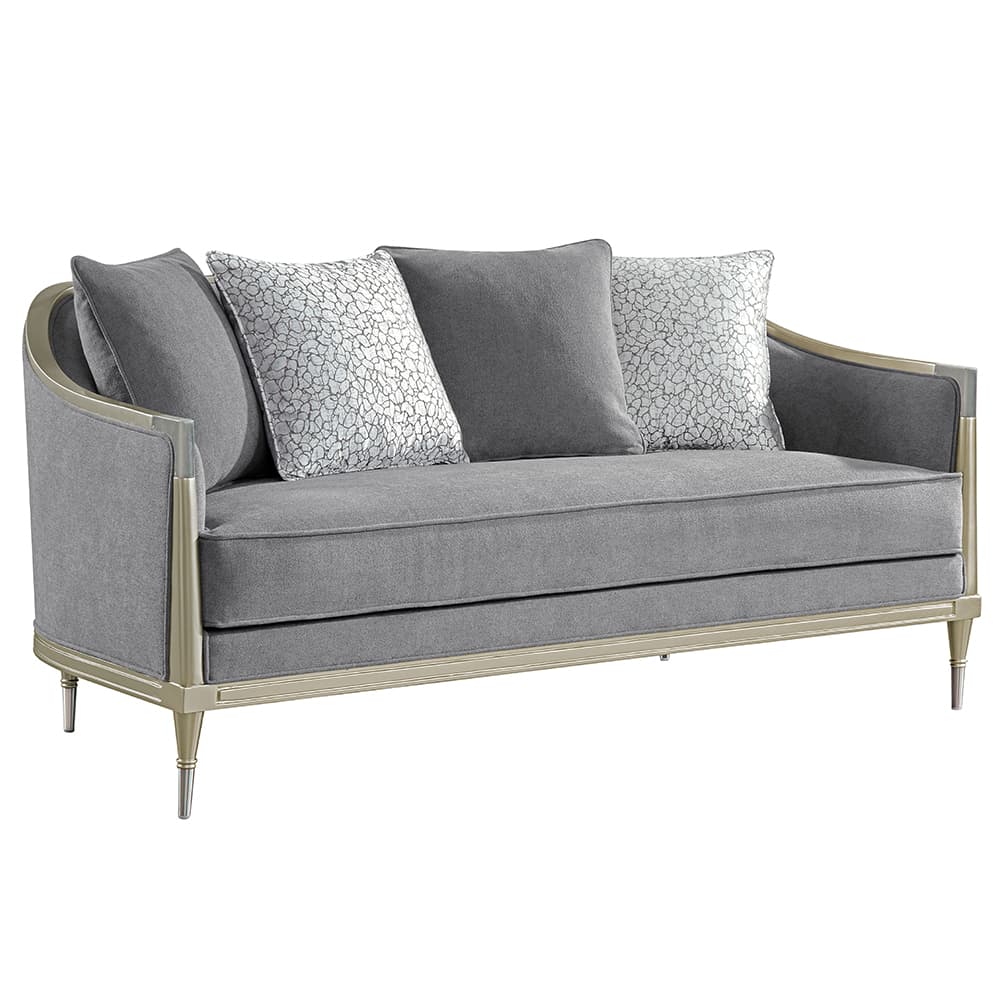 Loveseat W/4 Pillows 2