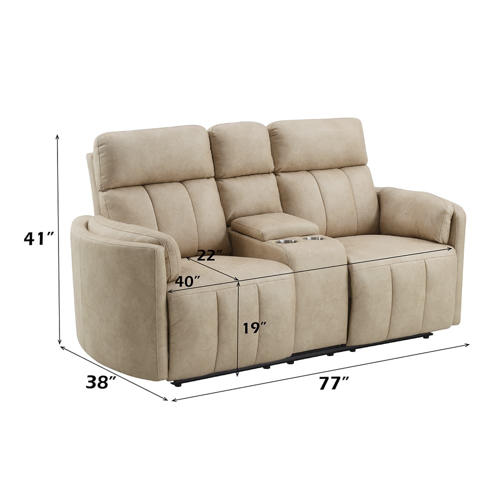 Motion Loveseat W/Console 10