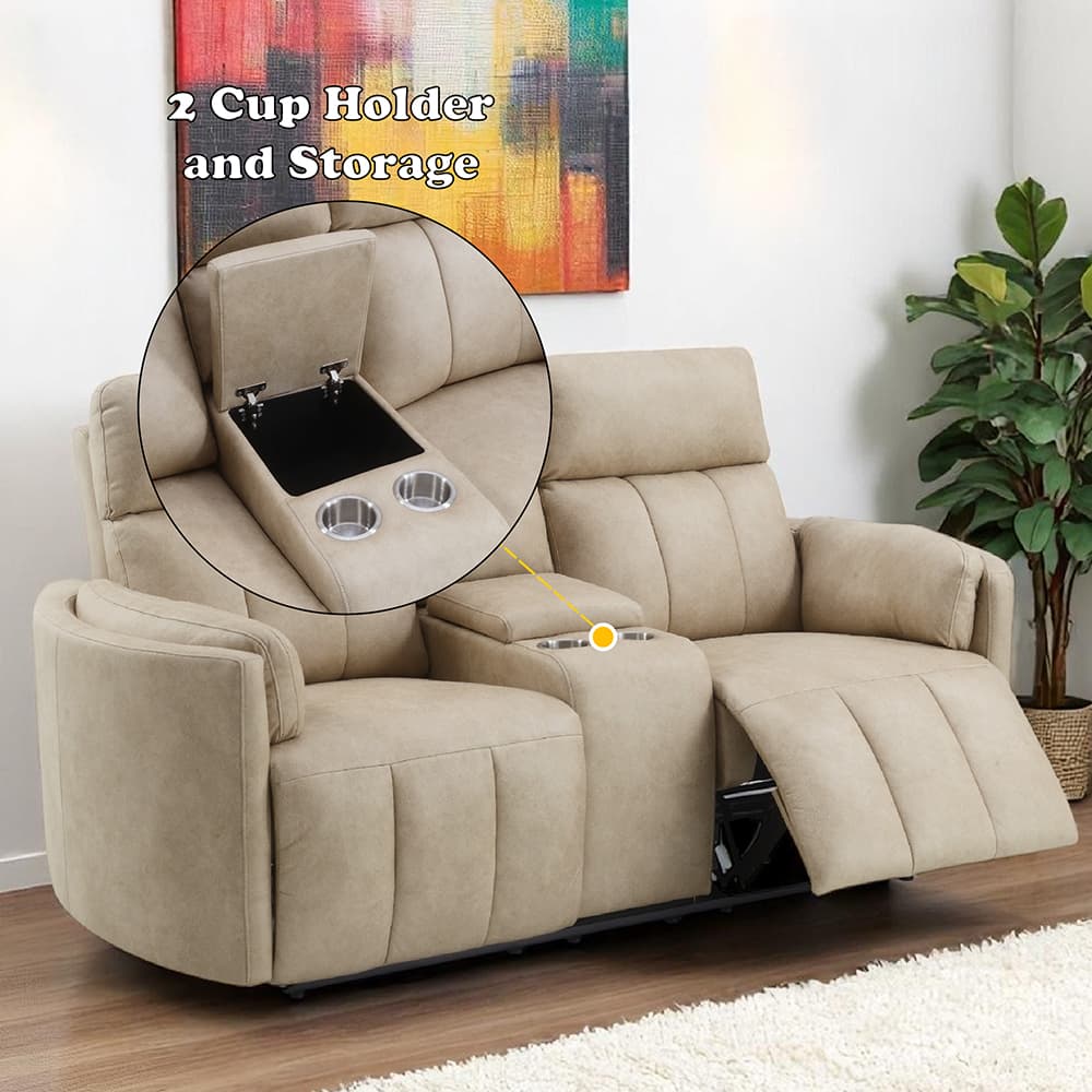 Motion Loveseat W/Console 11