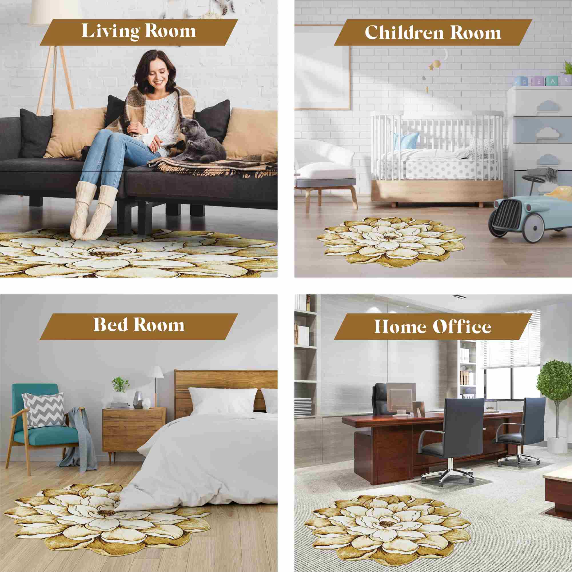 FLOWERS Rug Design 301 6